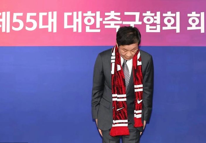 韩国足协主席宣布世界杯后离任